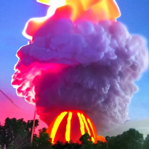 Prompt: taco bell mushroom cloud