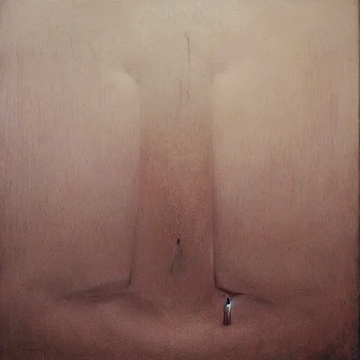 Image similar to artwork by Zdzislaw Beksinski