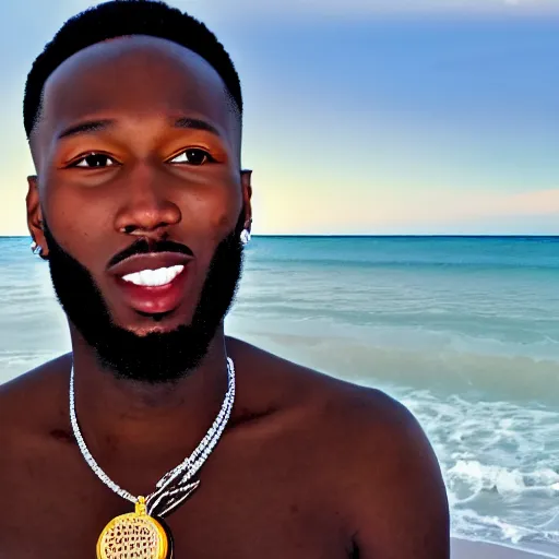 Image similar to glizzy on the beach