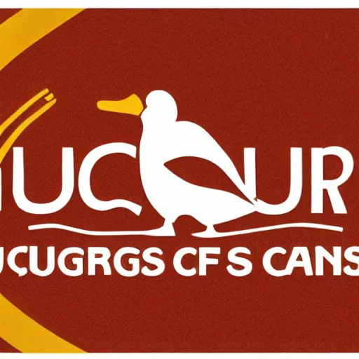 Prompt: abstract logo of macburger and ducks fries restaurant