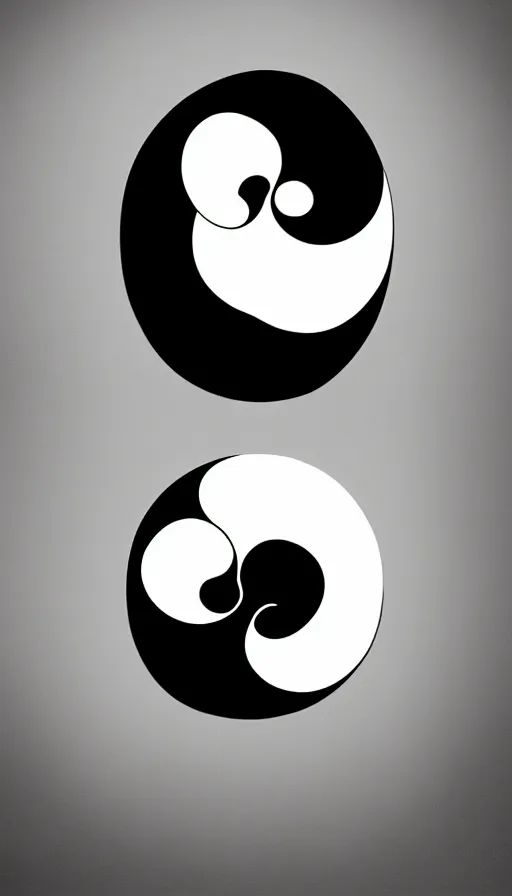 Image similar to Abstract representation of ying Yang concept, by Jason De Graaf