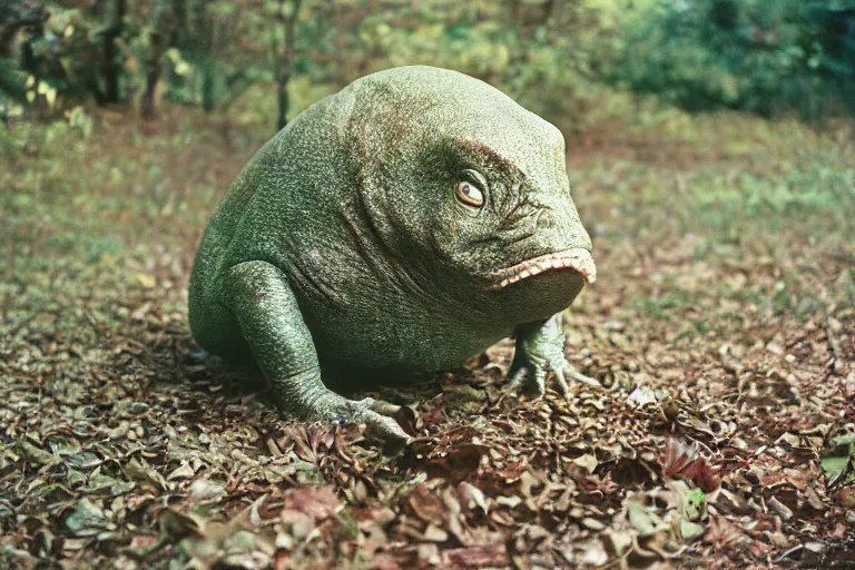 Image similar to a photo of grimer as a real creature in the real world, kodak ektachrome e 1 0 0 photography