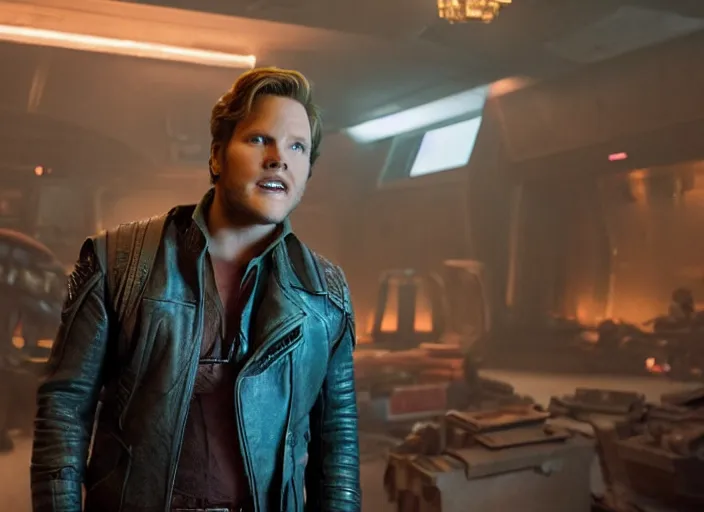 Image similar to a very high resolution image from a new movie, starlord. in a room full of 9 0's, directed by wes anderson