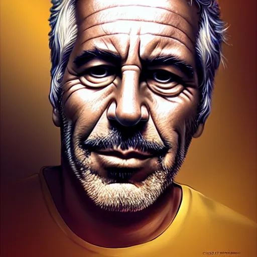 Prompt: Portrait of Jeffrey Epstein made by stanly artgerm lau, wlop, rossdraws, james jean, andrei riabovitchev ,marc simonetti