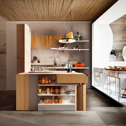 Image similar to una cucina in legno, illustrazione, test di ricerca in una lingua diversa