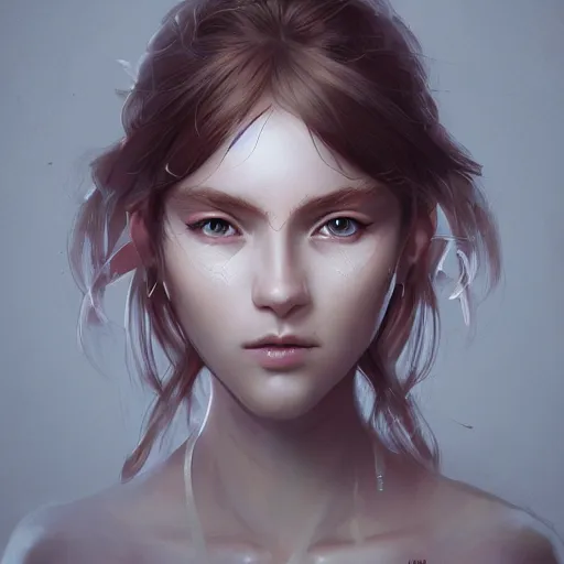 Image similar to beautiful girl character concept style, by Mateusz Urbanowicz, beautiful girl, 8k character concept art, by WLOP, cinematic lighting, trending on artstation, symmetrical portrait symmetrical, highly detailed CGsociety, hyper