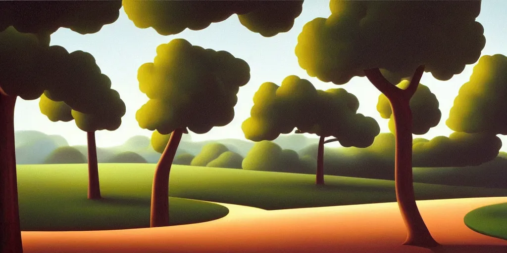 Prompt: storm, summer evening, kenton nelson