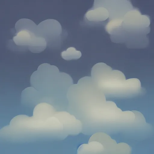 Prompt: box full of clouds, Trending on Artstation, Hiroaki Tsutsumi style