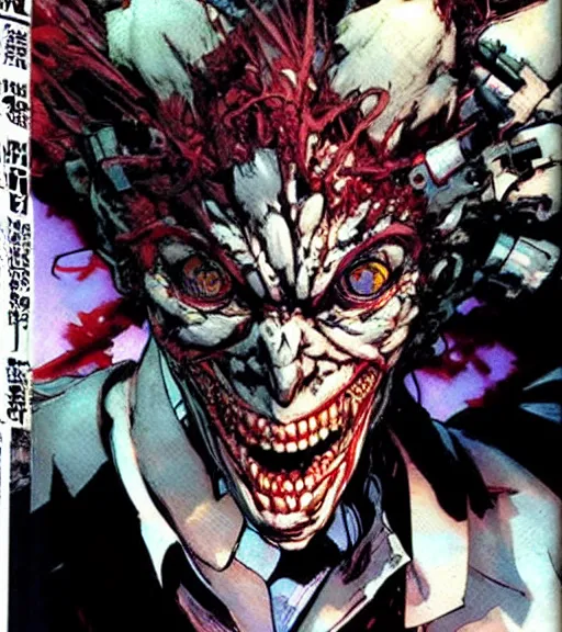 Prompt: an evil ventriloquist dummy comes to life having been possessed, comic book art, by yoji shinkawa and takehiko inoue and kim jung gi, masterpiece, perfect