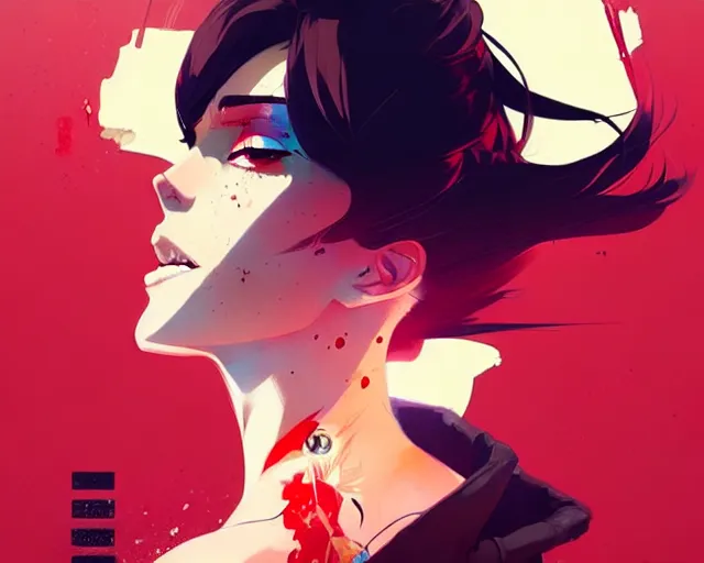 Image similar to a ultradetailed beautiful panting of a stylish gangster woman, by conrad roset, greg rutkowski and makoto shinkai, trending on artstation