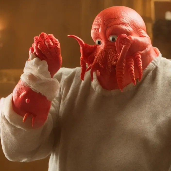 Image similar to live action zoidberg, 8 k,