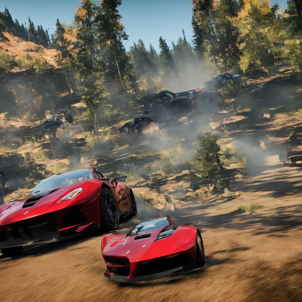 Prompt: forza horizon 5,