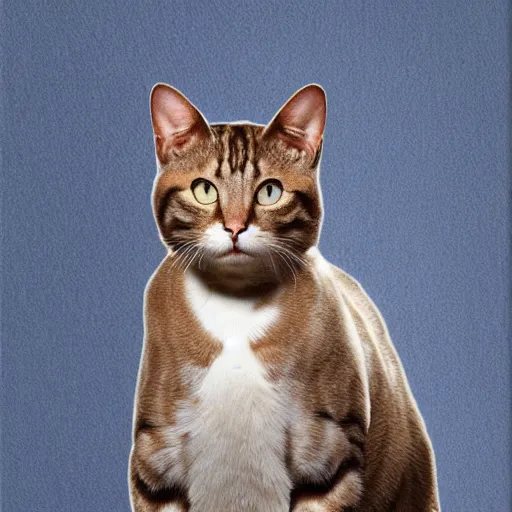 Image similar to muscular cat