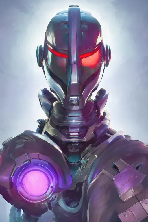 Image similar to epic mask helmet robot ninja portrait stylized as fornite style game design fanart by concept artist gervasio canda, behance hd by jesper ejsing, by rhads, makoto shinkai and lois van baarle, ilya kuvshinov, rossdraws global illumination radiating a glowing aura global illumination ray tracing hdr render in unreal engine 5