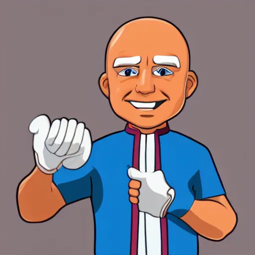 Prompt: Mr. Clean in the style of the fonz