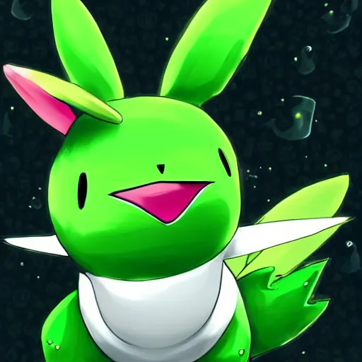 prompthunt: shiny Hoppip pokemon floating in the air in a surrealistic  fantasy world, pokemon, anime, digital art, nintendo