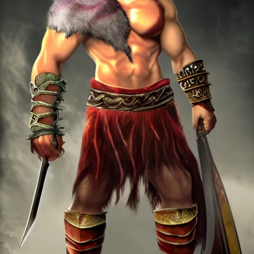 Prompt: Kratos as a female