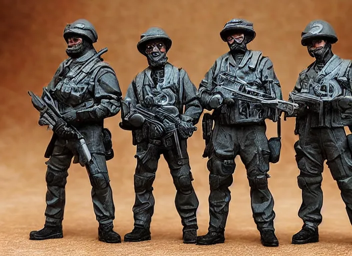 Prompt: Image on the store website, eBay, Full body, 80mm resin figure model of civilians