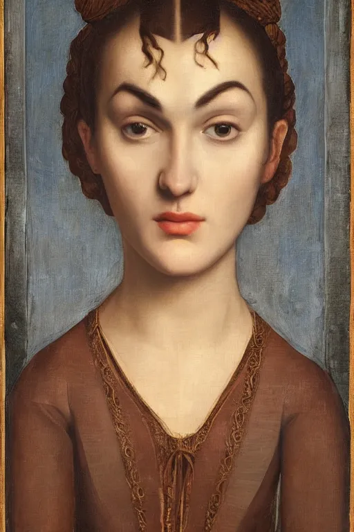 Prompt: beautiful face portrait of sasha grey, oil painting by nicholas hilliard, raphael, sofonisba anguissola