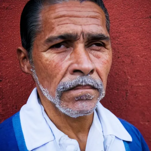 Prompt: real-life face portrait of a Colombian man in his 30s