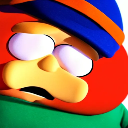 Image similar to Eric Cartman from south park realistic, 4k award winning photography