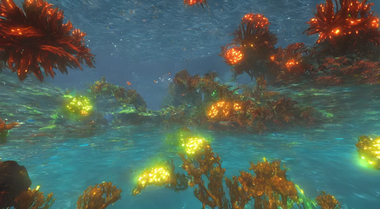 Image similar to subnautica underwater screenshot