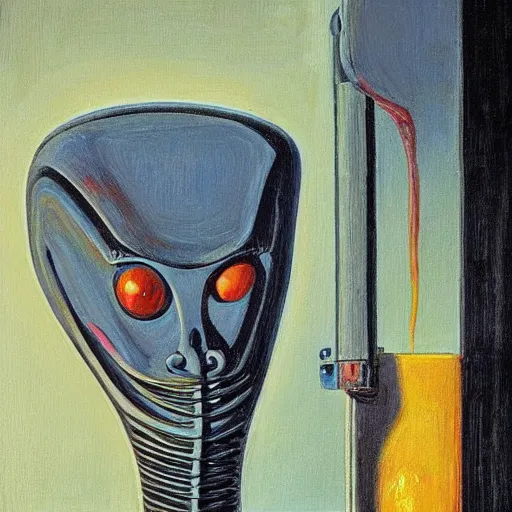 Image similar to alien by wayne thiebaud