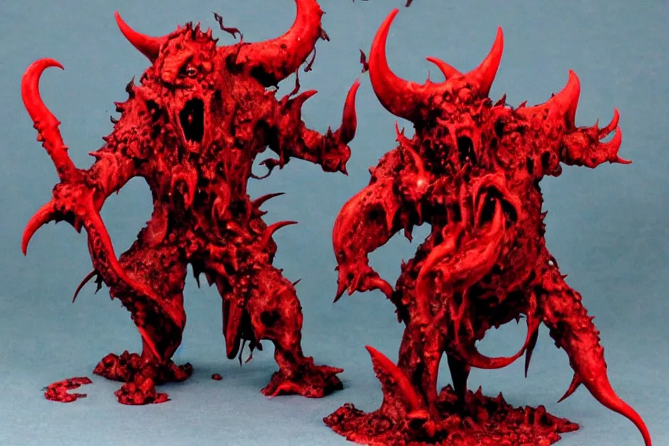 Image similar to the sea of blood and chaos demon, pegricter.