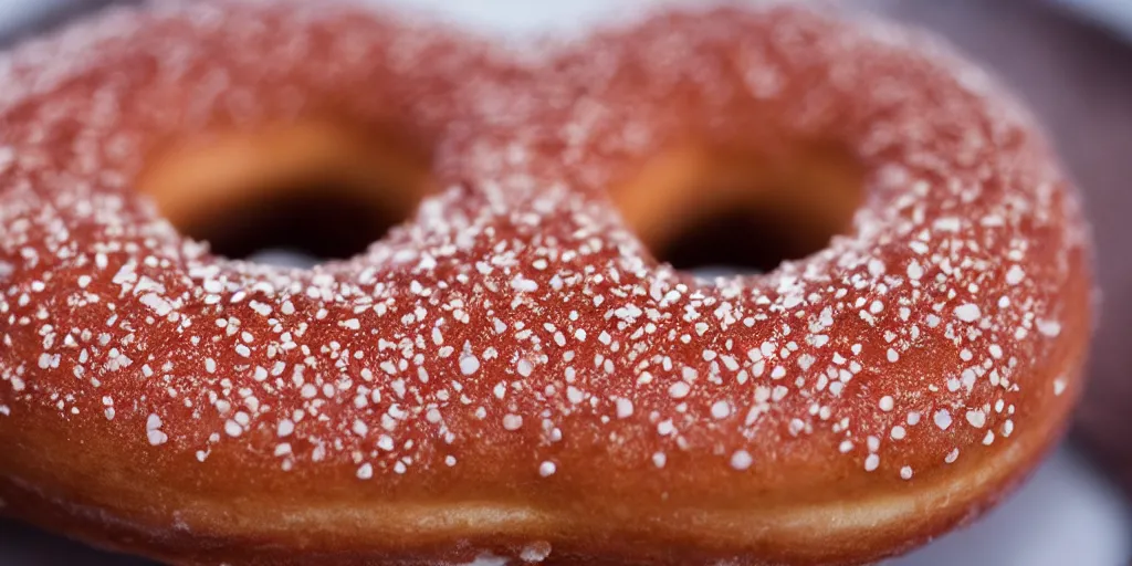 Image similar to Macro shot of a Krispy Kreme Donut