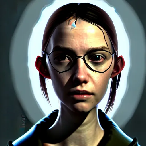 Image similar to portrait of alyx vance from half - life 2, hl 2, videogame. artstation, concept art, smooth, sharp focus, illustration, by bartek fedyczak, erak note, tooth wu, neil richards, kan liu, siwoo kim, jisu choe