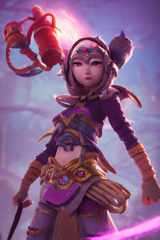 Prompt: zeri minimalist arcane league of legends wild rift hero champions tank support marksman mage fighter assassin, design by mark ryden and pixar and hayao miyazaki, unreal 5, daz, hyperrealistic, octane render, cosplay, rpg portrait, dynamic lighting, intricate detail, harvest fall vibrancy, cinematic