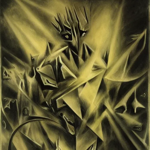 Prompt: just art for dark metal music, no words, no letters, only art by edward steichen