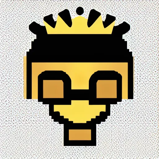 Image similar to gaming emoji concept gold armor crown style of emoji, vector art, white background, no watermark white background