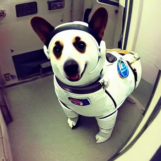 Prompt: “ corgi in astronaut suit ”