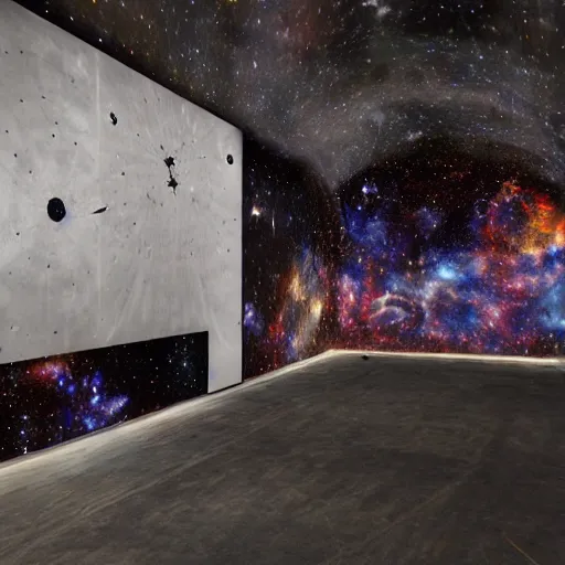 Image similar to Liminal space in outer space by Mat Collishaw