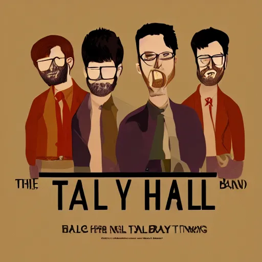 Image similar to the band tally hall, digital art, trending on artstation, reddit, 4 k