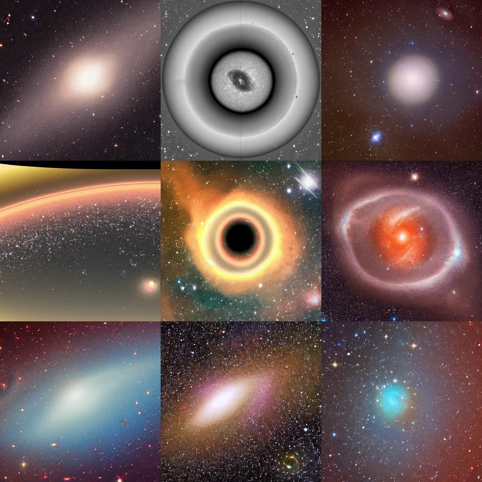 Prompt: the entire universe as seen through the lens of a telescope