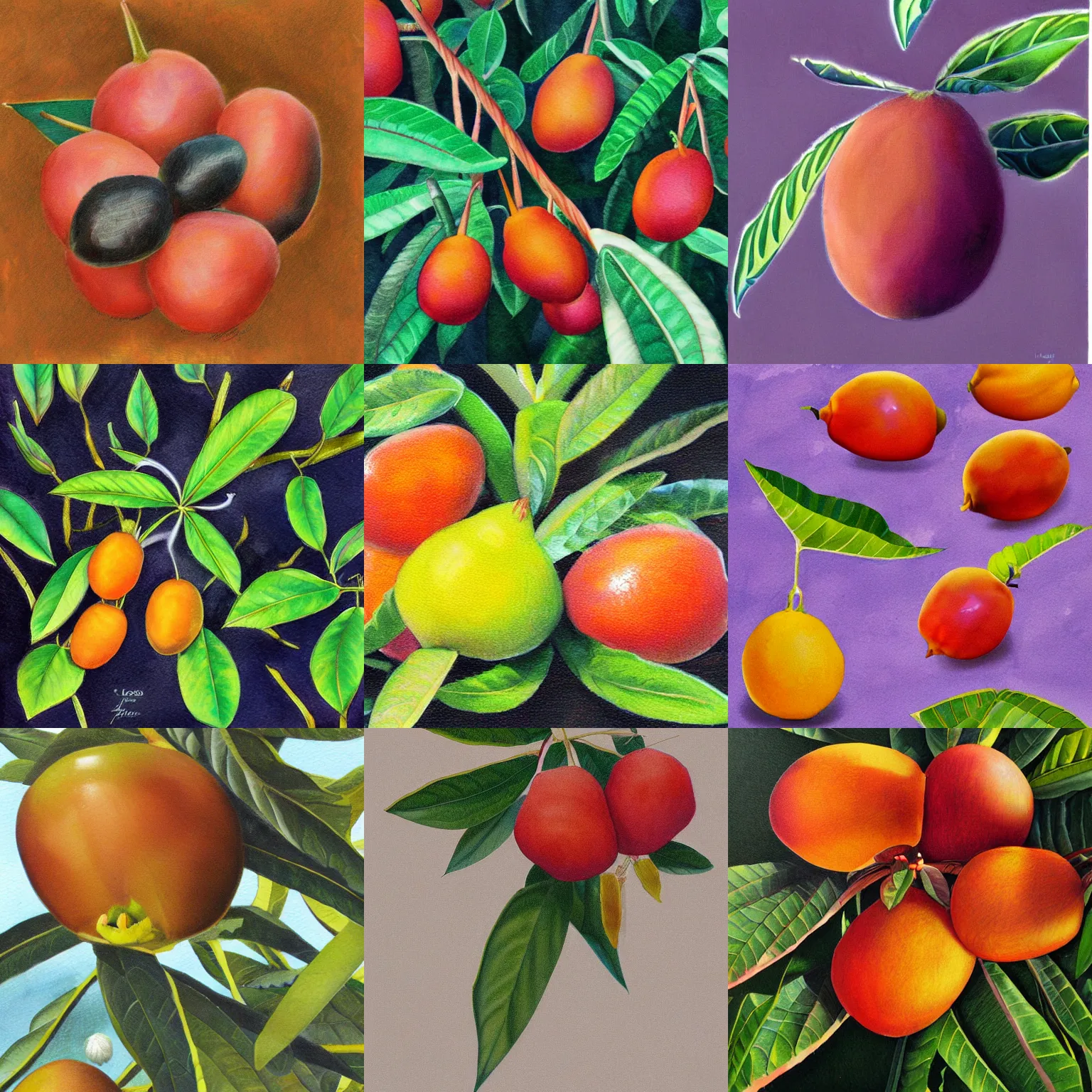 Prompt: artwork of loquat