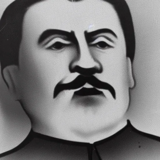 Image similar to stalin as a stuffed animal