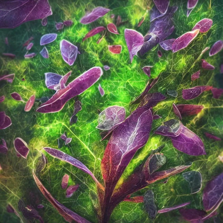 Prompt: a beautiful picture of close up plant sprouts in a fantasy world full of interesting buds fictional and gorgeous, cute animals walking nearby, 8 k resolution, highly detailed, hdr, artwork, trending on artstation, kinetic art, magic realism