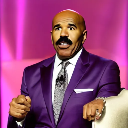 Image similar to Steve harvey under purple light