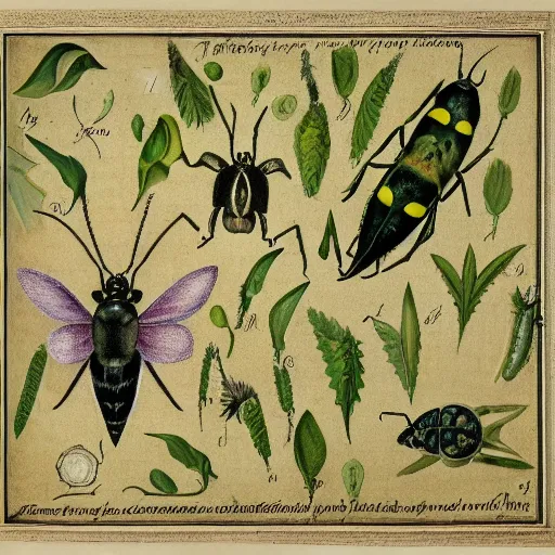 Prompt: wallpaper depicting six-spot burnet moths of different sizes over a soft green background, botanical drawing by Maria Sybilla Merian, scientific illustration