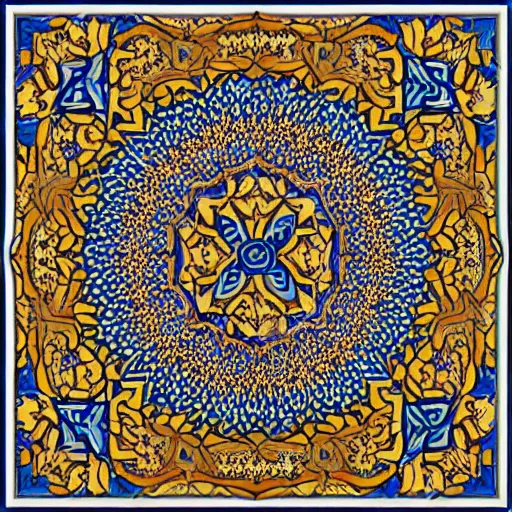 Prompt: intricate detailed islamic geometric tiling patterns