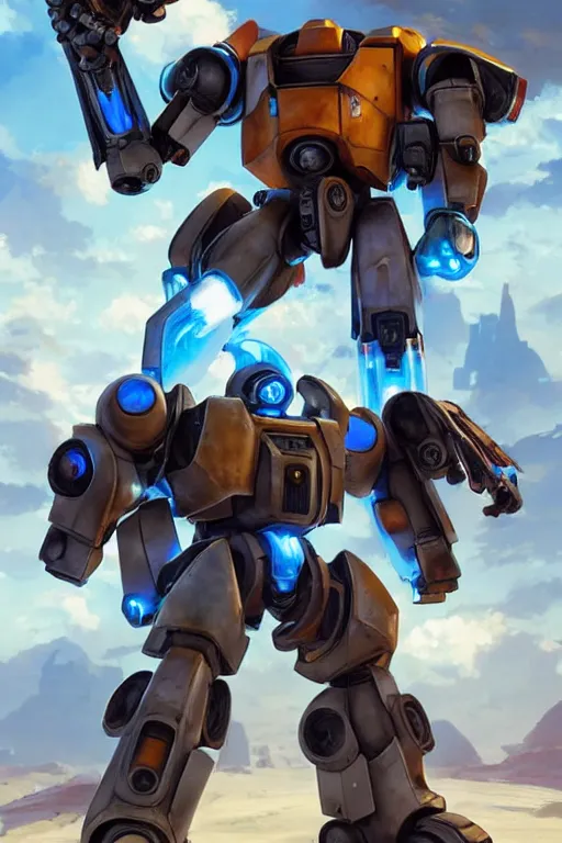 Image similar to mechwarrior 5 : mercenaries mech megaman transformer robot boss tank engine game octane render, 4 k, hd 2 0 2 2 3 d cgi rtx hdr style chrome reflexion glow fanart jesper ejsing, by rhads, makoto shinkai borderlands and by feng zhu rossdraws artstation by digital cinematic pixar and disney unreal zbrush central hardmesh