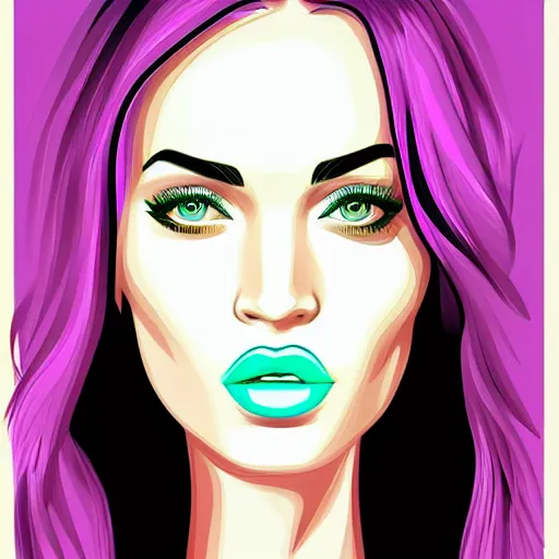 MaasArt - Here's my drawing of @meganfox from a few years ago. I always  thought Megan's features were extraordinary- and she's certainly a fun  subject - what makes a subject interesting to