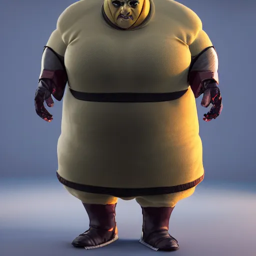 Prompt: Goose-Man, Cheesy supervillain, poorly made costume, overweight, skintight costume, high quality, unreal engine 5 render, high quality render, octane render, photo realistic,
