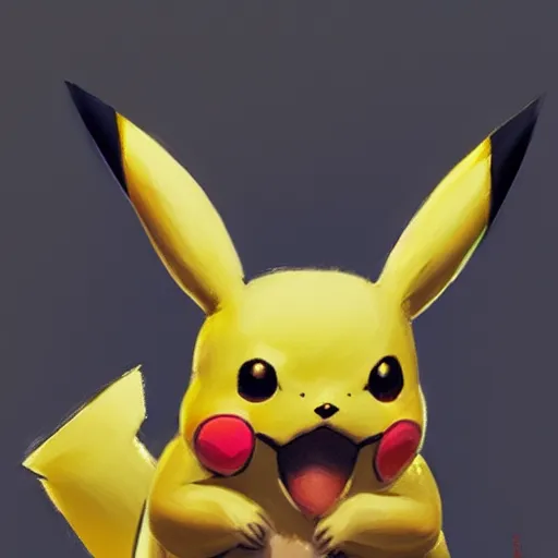 Prompt: concept art of pikachu, cinematic shot, oil painting by jama jurabaev, white background, extremely detailed, brush hard, artstation, high quality, brush stroke