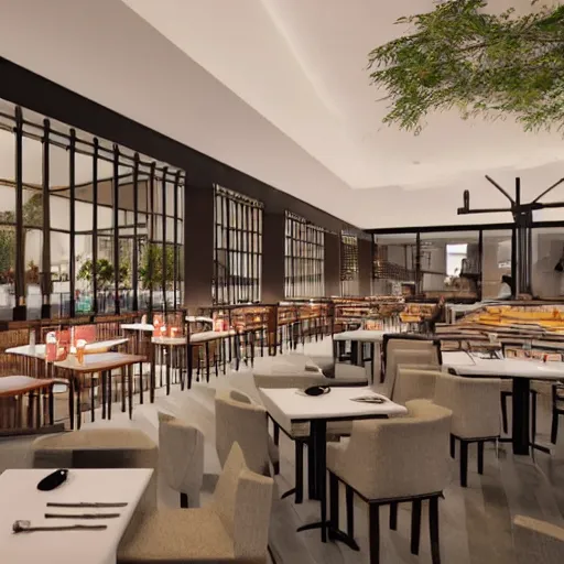 Image similar to face of Restaurant rendering