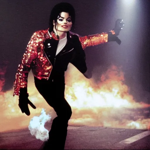 Image similar to the end of the world caused by Michael Jackson