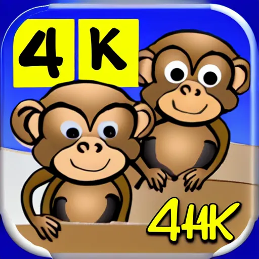 Image similar to monkeys learning to read book, 4 k, realistic, realistic, detailed